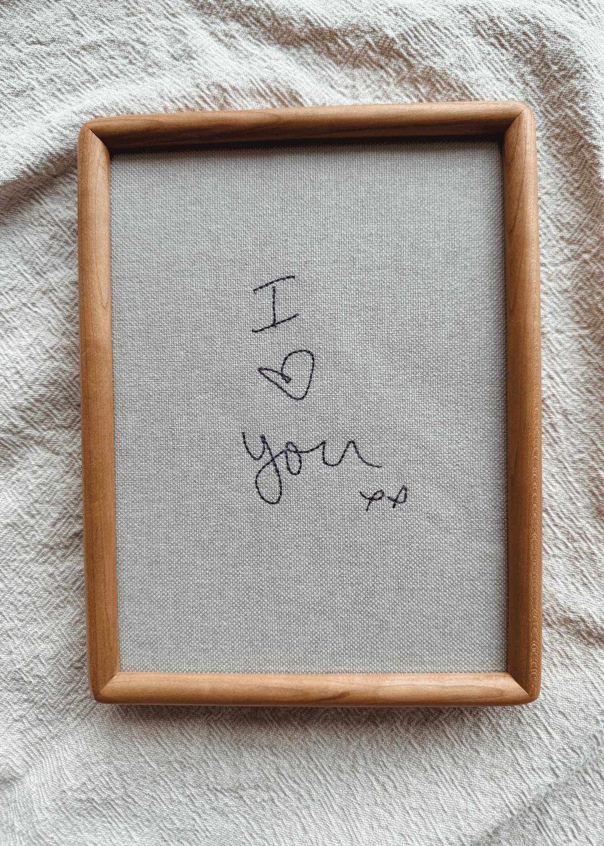 Personalised Handwriting Embroidery